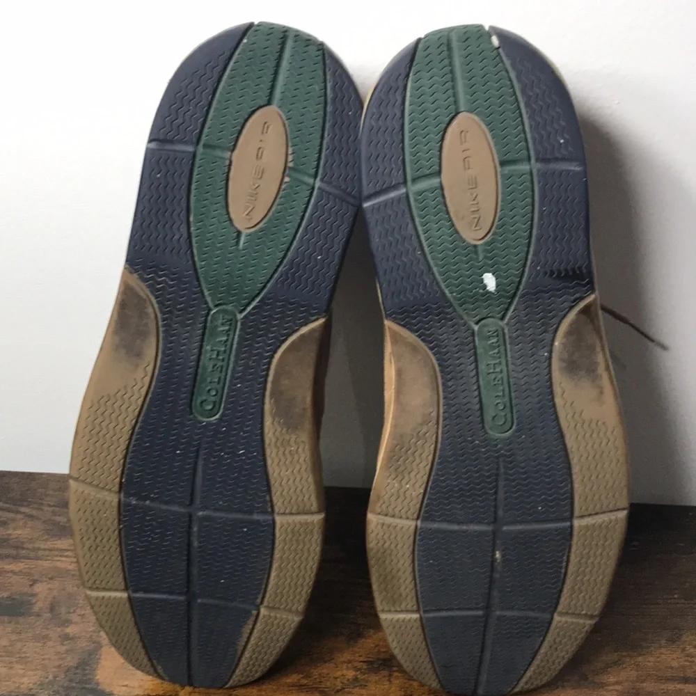 Cole Haan Country Mens Suede Leather Loafers Size 11.5 Comfort Boat Shoes Mature